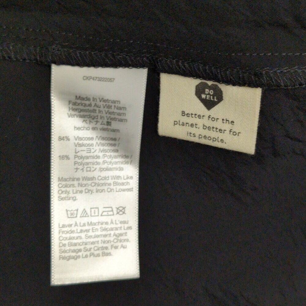 NWT Madewell Layton Midi Slip Dress Black V Neck Spaghetti Straps Size 8 - Picture 7 of 10
